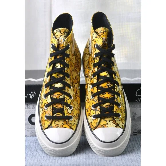 New! Size: 9.5 Men/11.5 Women | Converse Chuck 70 Hi Peanuts Woodstock | A01871C - Picture 7 of 16